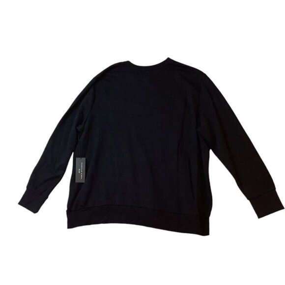 NWT Shaquille O’Neal French Terry Pullover Sweater Men’s Size XL Black/Brown - Picture 2 of 8